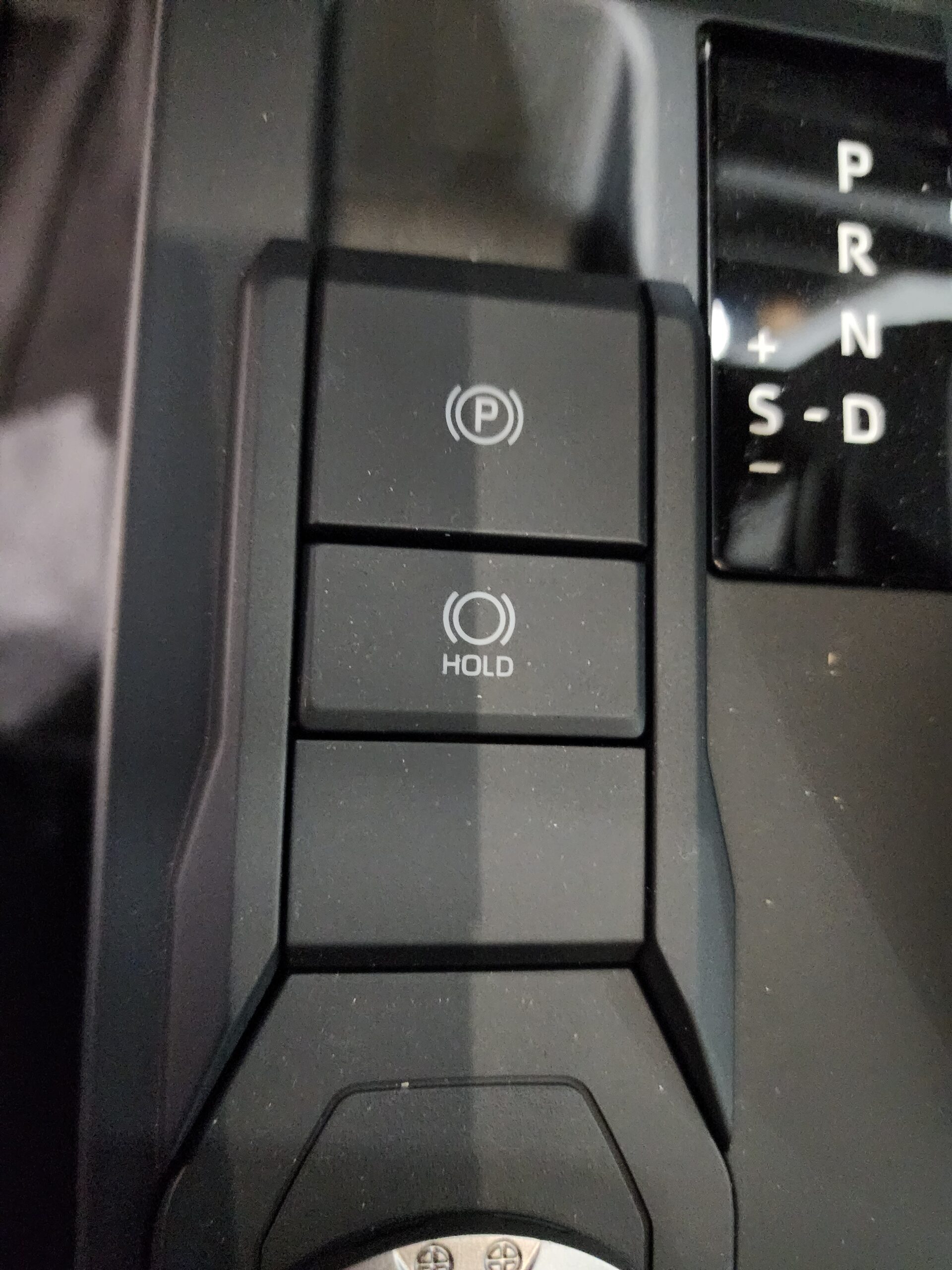 Toyota Hold Button in the 2024 Tacoma